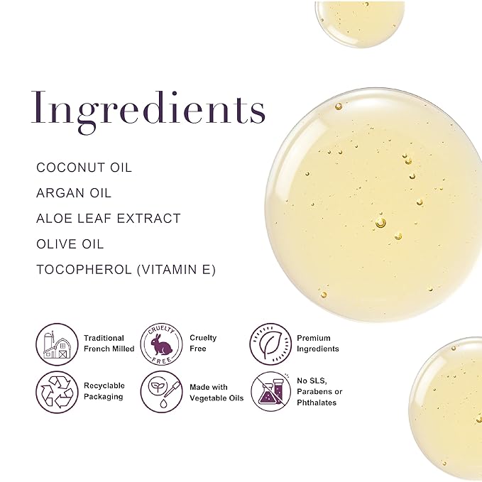 A LA MAISON French Liquid Hand Soap, Heirloom Peach - Natural Hand Wash Made with Essential Oils - Biodegradable, Plant-Based, Vegan, Cruelty-Free, Alcohol & Paraben Free (16.9 oz, 3 Pack)