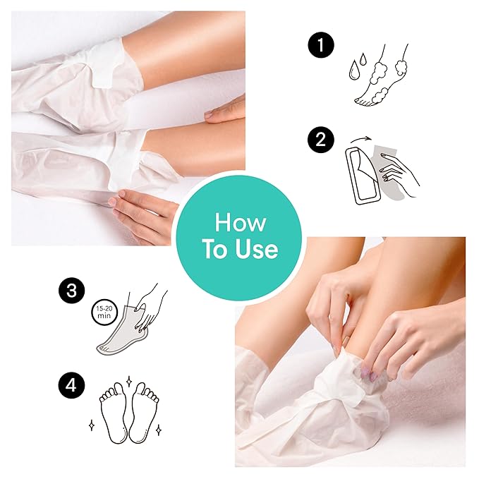 Original Derma Beauty 12 pairs Moisturizing Foot Mask Foot Spa Foot care (Aloe)