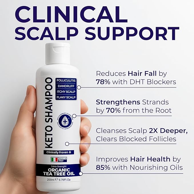 Scalp Psoriasis Shampoo, Flakes Shampoo Anti Dandruff, Itchy Scalp Treatment for Seborrheic Dermatitis & Folliculitis, Anti Fungal, Medicated Solution for Itchy, Flaky & Dry Hairs ( Pack of 2 )