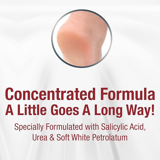 Kerasal Intensive Foot Repair Skin Healing Ointment for Cracked Heels and Dry Feet 1 oz , 2 Count, (Pack of 2)