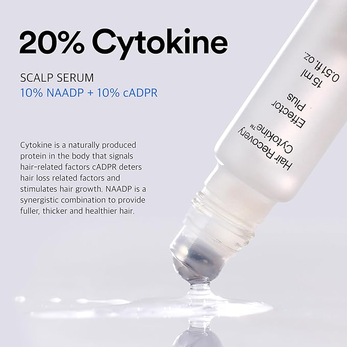 [Refilled] Hair-Recovery Cytokine Effector Plus, 15ml/0.5 Fl. Oz., Clear