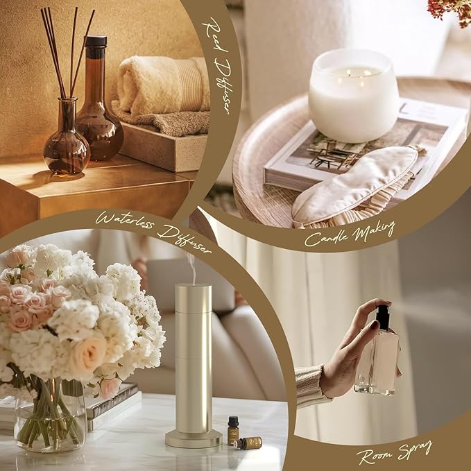 Hotel Diffuser Oils Gift Set - ARVIDSSON Hotel Essential Oils for Diffuser, Luxury Fragrance Oil Set - Inspired by 5 Star Hotels Including Hilton, Four Seasons and More Scents, Gift for Women and Men