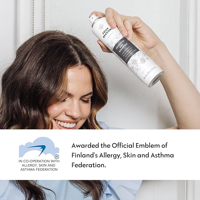 No nothing Very Sensitive Dry Shampoo - Fragrance Free Dry Shampoo, 100% Vegan, Hypoallergenic, Unscented, Gluten Free, Soy Free, 5.3 oz (Old Packaging)