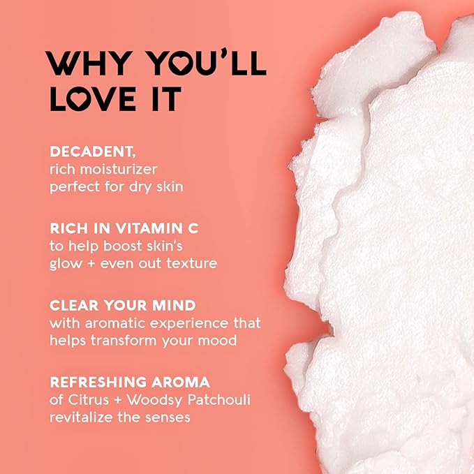 Nature's Beauty Orange Ginger Detox Body Butter Multi-Pack - Luxury Rich Moisturizer, Purify + Reset + Soothe your Skin, Made w/Vitamin C, Sunflower + Almond + Avocado Oils, 6.7 oz (2 Pack)