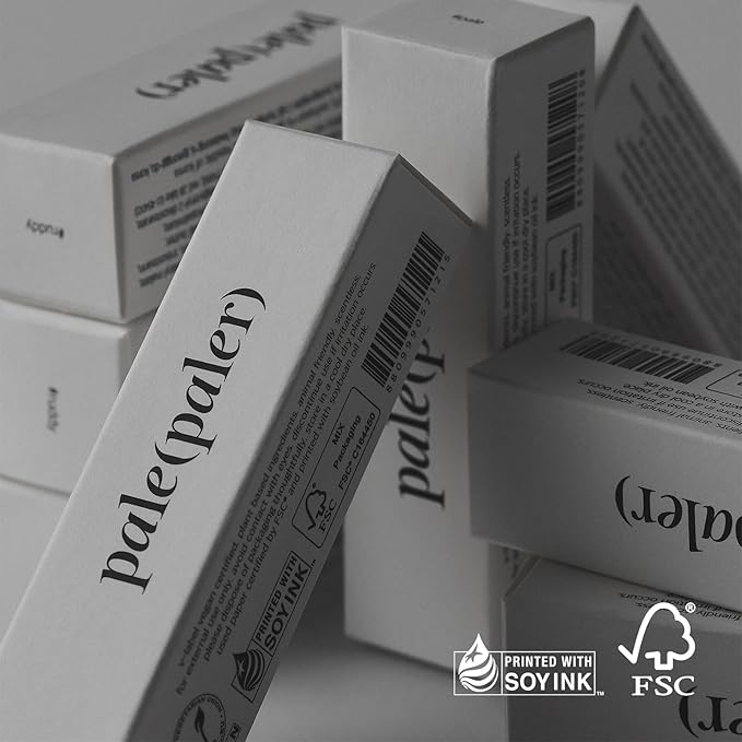 Nourishing Vegan Lip Balm, Unscented Lip Balm with Shea Butter and Plant-Based Oil, Non-Sticky Lip Balm with a Melting Texture, 0.13 oz. (#Pale (Clear))