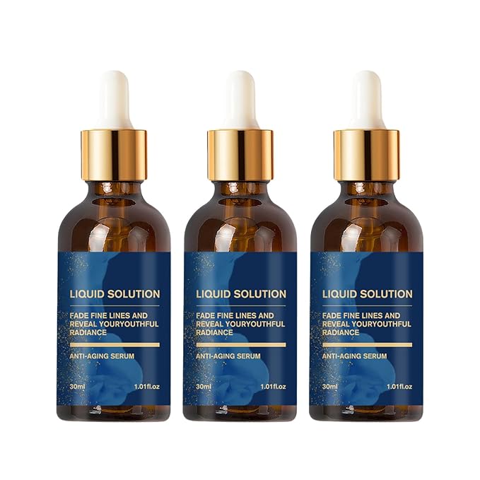 Olavita Serum Facial Serum, Liquid Solution Anti Aging Serum, Vitamin C Gel, Anti Aging Face Tightening, Boost Skin Collagen, Reduce Wrinkles & Plump Skin(3pcs)