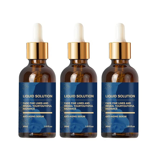 Olavita Serum Facial Serum, Liquid Solution Anti Aging Serum, Vitamin C Gel, Anti Aging Face Tightening, Boost Skin Collagen, Reduce Wrinkles & Plump Skin(3pcs)