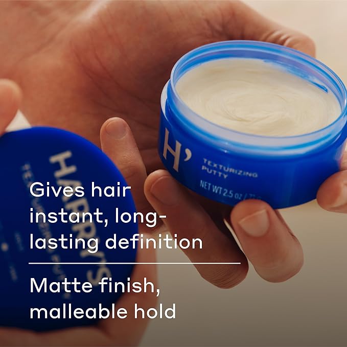 Harry's Texturizing Hair Putty, Mens Hair Styling Products, 2.5 Fl Oz, 3 Pack
