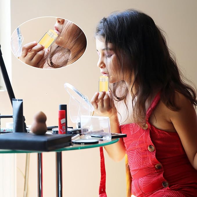 12 Pieces 15g Clear Plastic Deodorant Containers,Empty 1/2 oz Travel Lip Balm Tubes,Refillable Twist-UP Solid Perfume Tubes,Lipstick Tubes for DIY