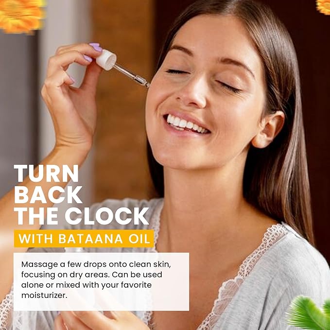 African Batana Oil - 100% Pure & Cold-Pressed - Organic Savannah Oasis Formula for Hair Care, Skin Care & Massage - Nutrient-Infused Hair Butter - 2.02oz (60ml)