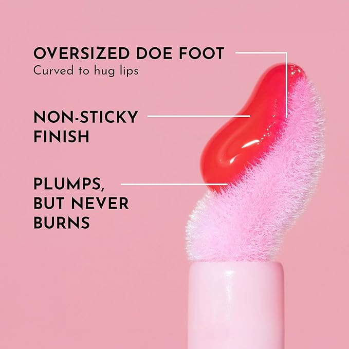 Lawless Forget the Filler Lip Plumping Line Smoothing Gloss - Sex Pot - Premium Volumizing Lip Gloss with Natural Ingredients Designed to Plump, Firm, and Hydrate Lips 0.11 oz