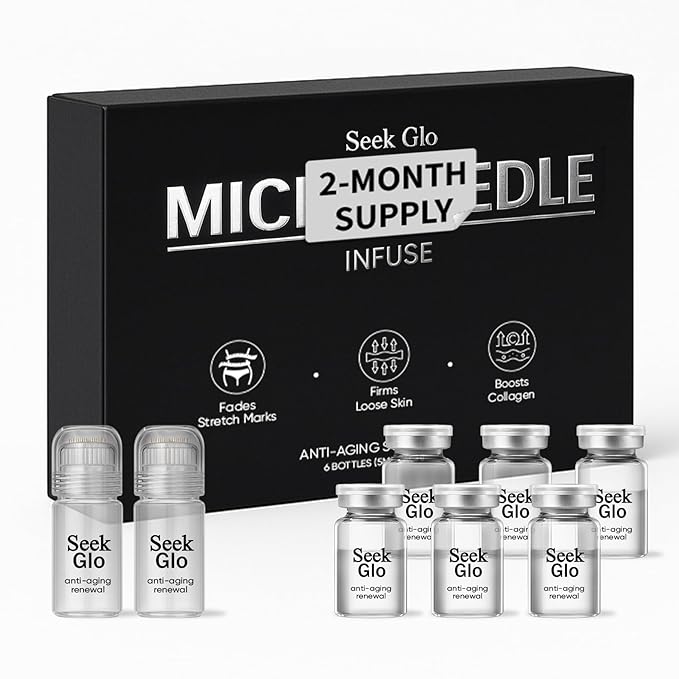 Stretch Mark System for Skin Care - Stretch Marks Removal, At-Home Beauty Tool for Postpartum Skincare | Improve the Look of Uneven Skin Texture, Firmness & Smooth, Glowing-Looking Skin