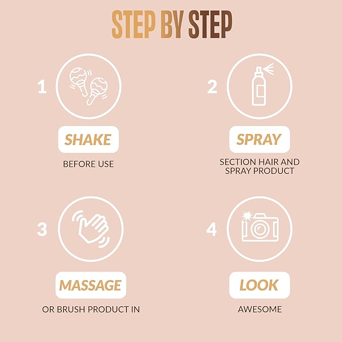 FoxyBae Dry Shampoo for Dark Hair - with Biotin - Deodorizing, Volumizing, Refreshing Spray - Brunette Breeze - 7 Fl Oz