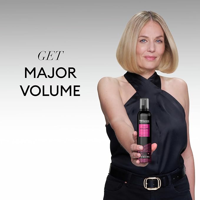 TRESemmé Plumping Mousse Total Volume for 24H Lift and Body with Pro Lock Technology 10.5 oz (Pack of 2)