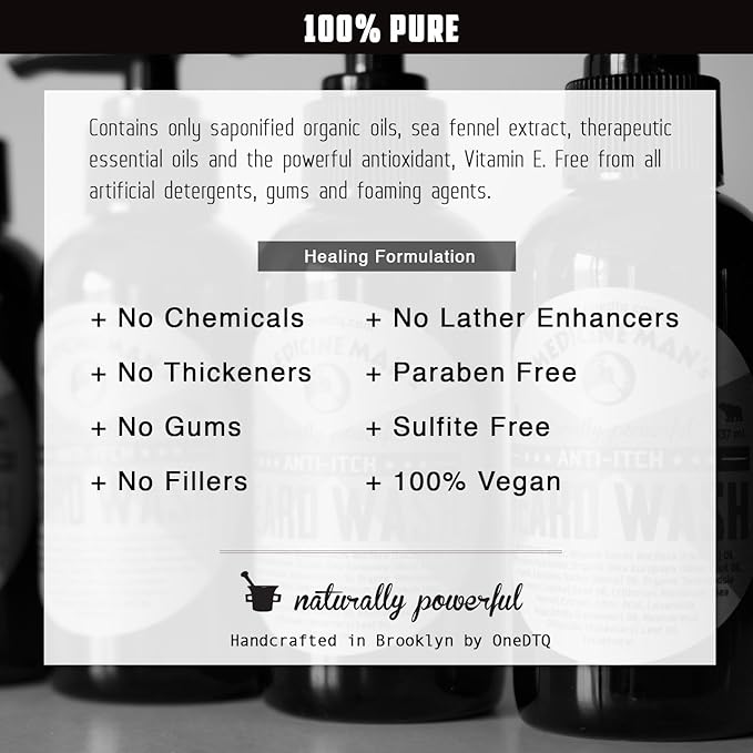 OneDTQ Medicine Man's Itchy Beard Wash 4,7 FL OZ