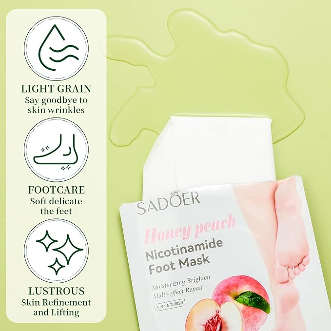 48 Pcs Fruits Foot Mask Bulk Hydrating Moisturizing Socks Feet Peeling Mask for Dry Cracked Aloe Foot Care for Spa Day Kit Beauty Relaxation Gift for Women