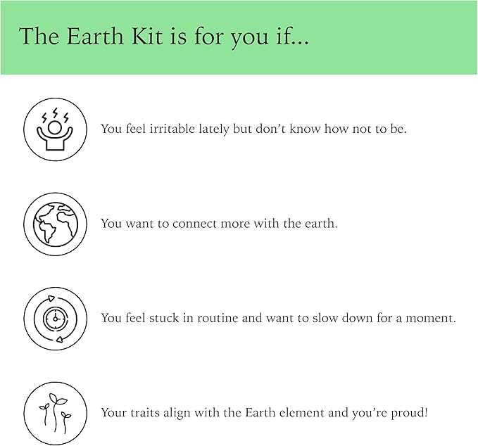 The Earth Kit by Two Sage Sisters - Self Care Kit with Seed Paper Disks, Notebook, Marker, and Shovel, Pamper and Self Care Gifts for Women and Men, Mens and Womens Care Package for Wellness