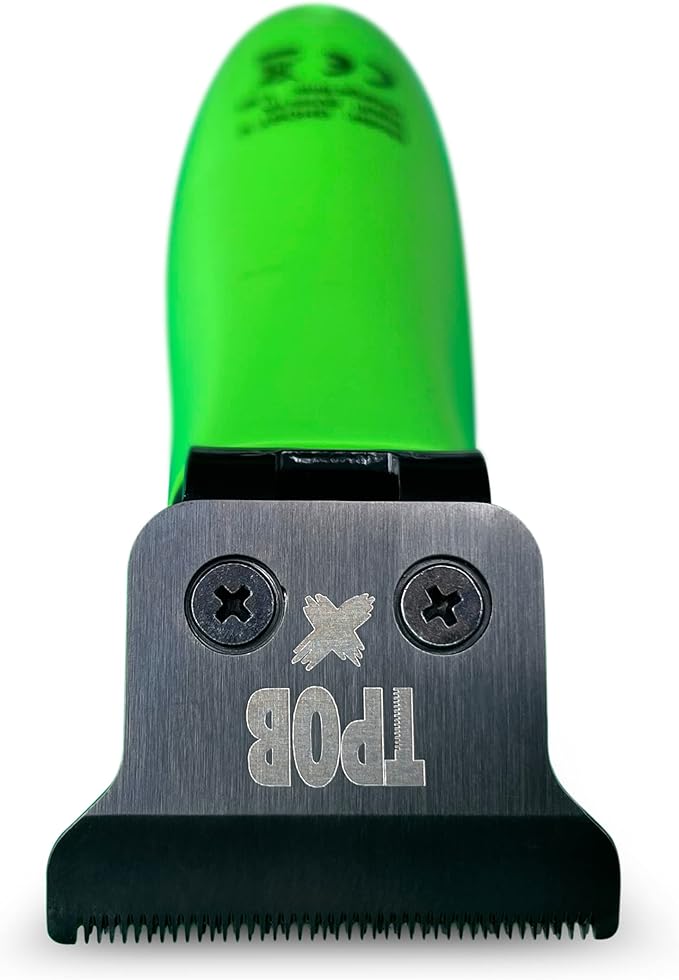 TPOB Ghost X Beard Trimmer Hair Clippers for Men, Professional Hair T-Blade Trimmer Cordless Rechargeable Edgers Clippers Electric Beard Shaver (Ghost X Slime)