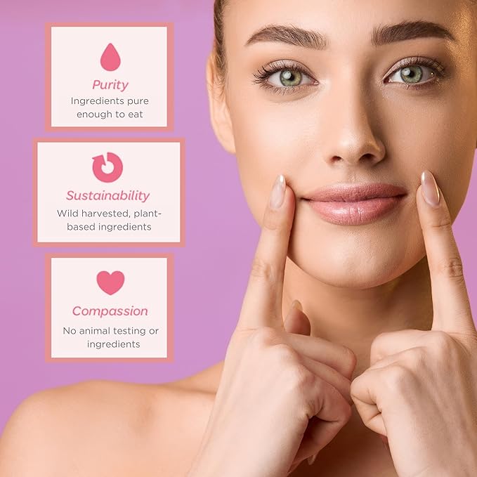 Natural Lip Butter Lip Balm - Lavender - Pure Enough to Eat - Made With Just 6 Vegan Ingredients - Moisturizing Lip Care for All Day Hydration (4-Pack)