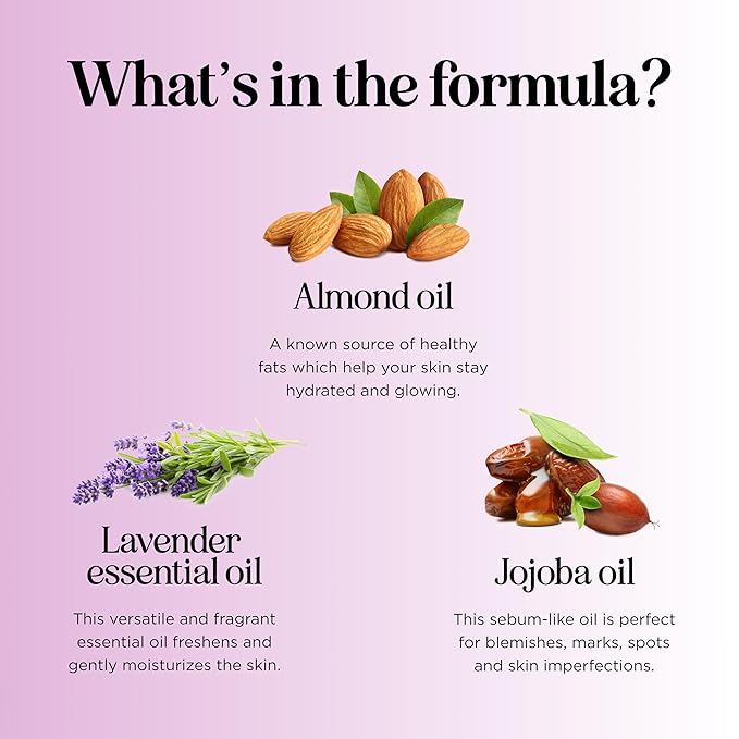 Aromatherapy Sensual Massage Oil for Couples - Relaxing Full Body Massage Oil for Date Night with Sweet Almond Oil - Vegan Lavender for Massage Therapy Smooth Gliding Formula 8 Fl Oz