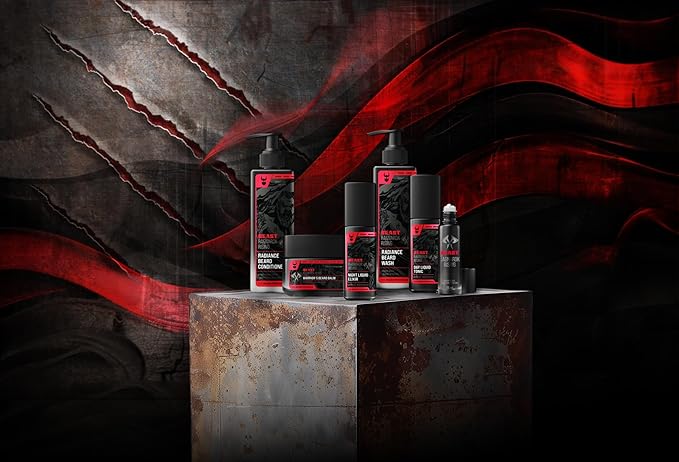 The Beard Struggle The Beast Line Beard Growth Oil for Men Ragnarok Rising Eddie Hall Beast Line - Signature Edition - Night Liquid Elixir Beard Oil & Beard Softner