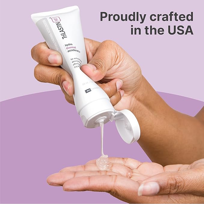 TriLASTIN Maternity Stretch Mark Prevention Cream (4oz) Bundle with Hydro-Thermal Accelerator (3oz) | Pregnancy Must-Have | Safe and Hypoallergenic Gift for First-time Moms | 1 Month Supply