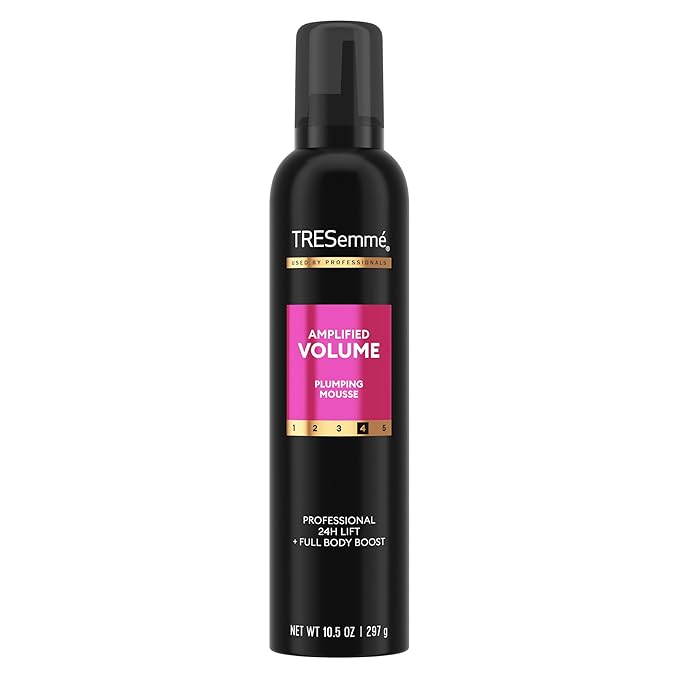 TRESemmé Plumping Mousse Amplified Volume for 24H Lift and Body with Pro Lock Technology 10.5 Fl Oz