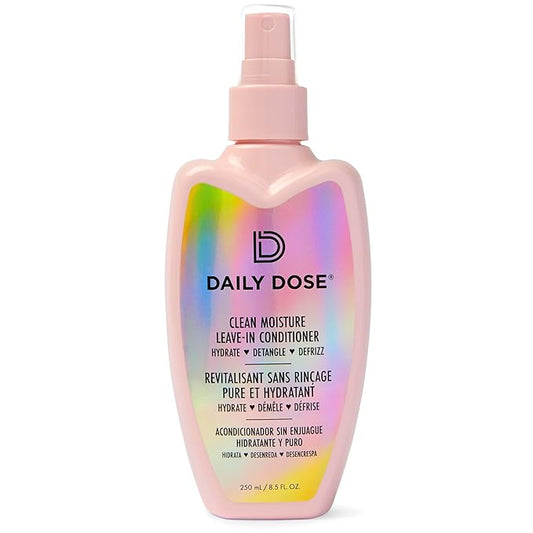 DAILY DOSE Effortless Detangler Spray & Leave In Conditioner for Dry, Damaged, & Frizzy Hair. Instantly Softens, Smooths & Adds Shine. For Kids & Adults. Award-winning, Vegan, Sulfate-Free, Color Safe
