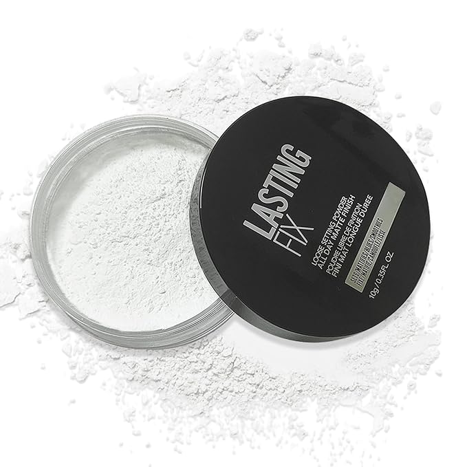 White Setting Powder Translucent Loose Setting Powder Matte Smooth Oil Control Loose Face Powder Waterproof Long Lasting Lightweight Setting Powder Makeup