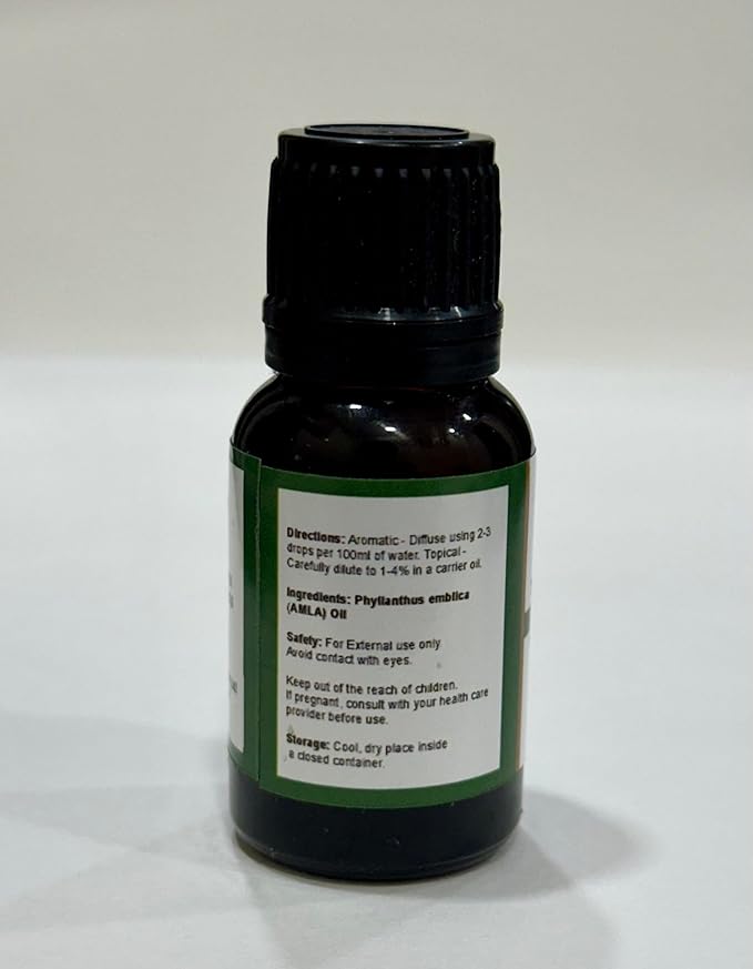 Amla Oil -(Phyllanthus Emblica- Indian Gooseberry Oil)- Carrier Oil 100% Pure Natural Undiluted Uncut Therapeutic Grade Oil 16.90 Fl.OZ