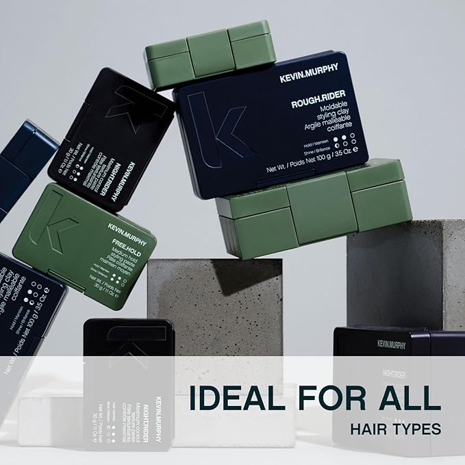 KEVIN.MURPHY ROUGH.RIDER Clay - Hair Strengthening - For All Hair Types - Moldable Styling Clay - Sulphate Free Care - 30 g / 1.1 oz