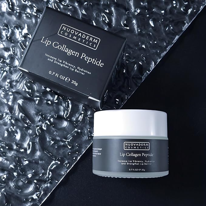 SLT Hydrating Lip Mask - Vegan Lip Collagen Sleeping Mask Soft and Supple Lips - Moisturizing Lip Balm with Peptide Complex for Lip Wrinkles Repair, Overnight Lip Treatment for Cracked Lips