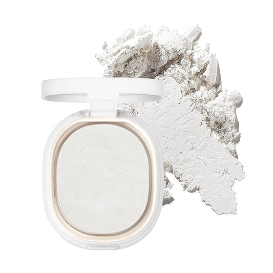 BAKED POWDER 005 SNOW WHITE, Terra-Cotta Facial Powder, Crease-free, Smudge Free & Weightless Setting powder (6.2g, 0.014 oz.)