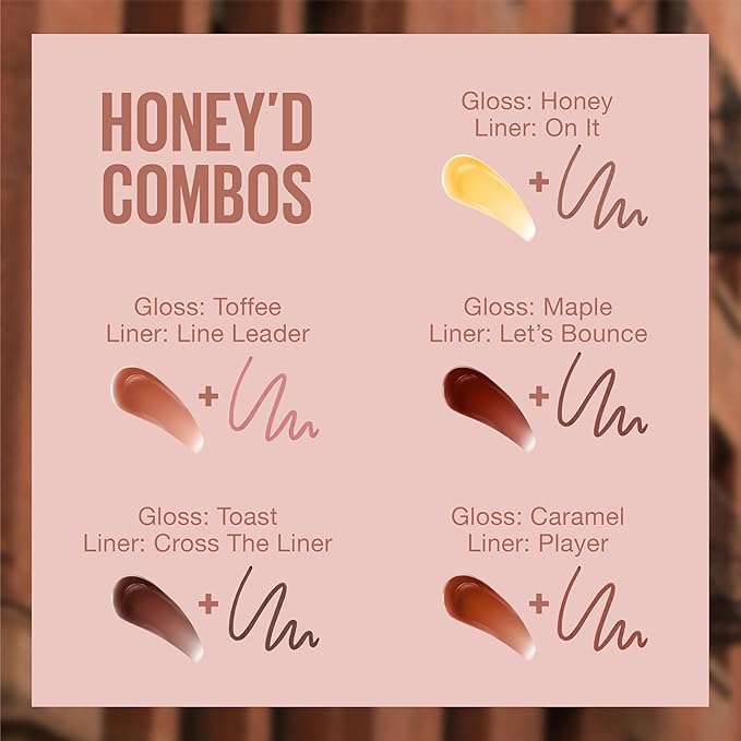 MAYBELLINE Lifter Gloss, Hydrating Honey'd Lip Gloss with Hyaluronic Acid, High Shine for Plumper Looking Lips, Toast, 1 Count