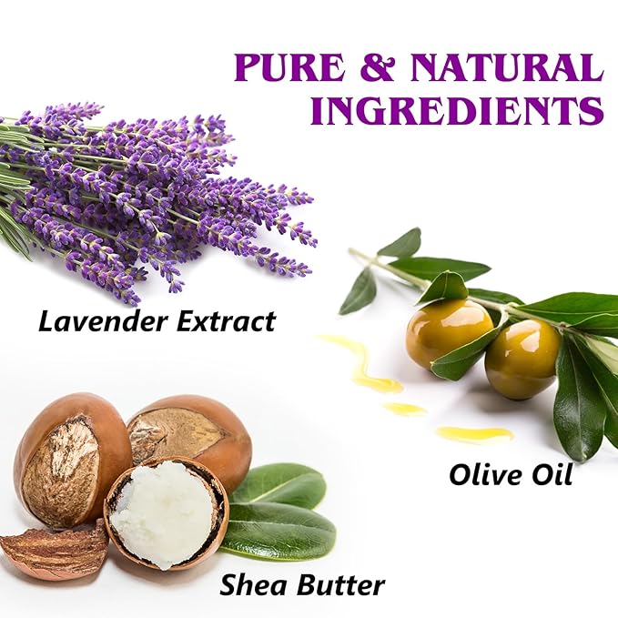 Cracked Heel Treatment Balm Stick, Dry & Cracked Foot Repair for Instant & Deep Moisturizing & Hydrating, with Aloe, Coconut Oil, Hyaluronic Aicd, Olive Oil, Lavender Scent, 2.46 oz/70 g