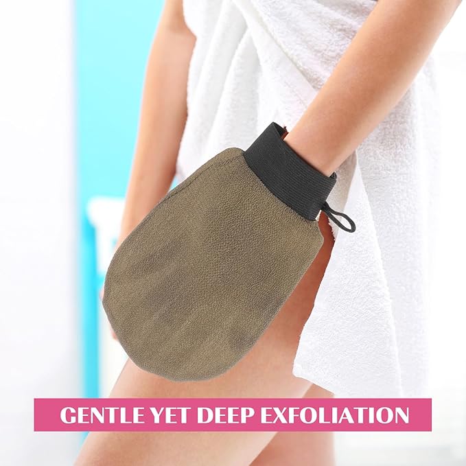 20 Pcs Exfoliating Glove Bulk Summer Exfoliator Mitt Body Scrubber 150d Viscose Fiber Deep Skin Korean Scrub Mitt for Spa Massage Dead Skin Remover for Men and Women(Multicolor)