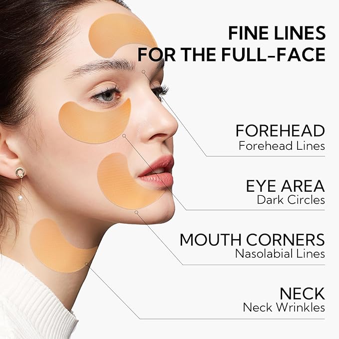 Vitamin C Under Eye Patches(30 Pairs) -Cooling Eye Masks for Dark Circles, with Caffeine Niacinamide Hydra-Gel Collagen, Puffy Eyes & Eye Bags Treatment, Fine Lines & Wrinkles Reduce, Anti-Aging