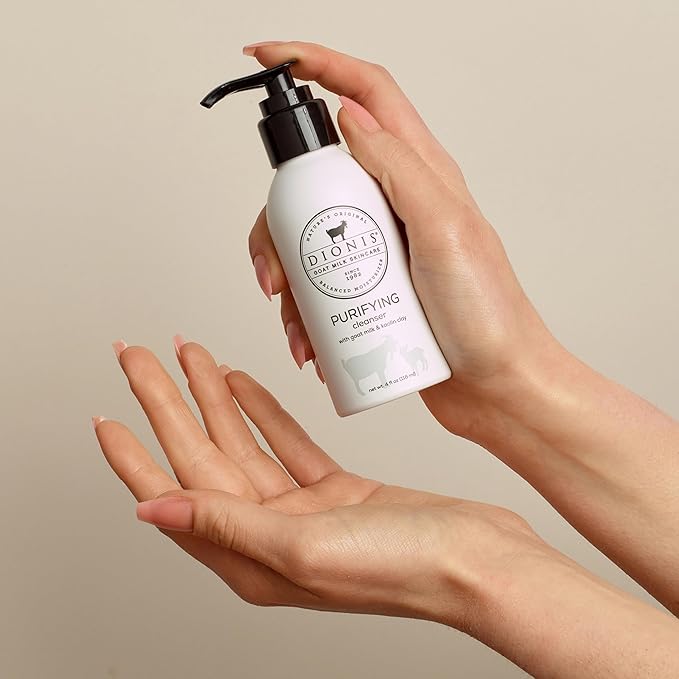 Dionis Goat Milk Skincare 4 fl oz Purifying Cleanser - Cruelty Free, Paraben Free, For All Skin Types