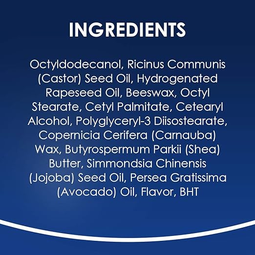 NIVEA Moisture Lip Care, Mineral Oil Free, All-Day Moisturizing Lip Balm with Shea Butter, Jojoba Oil and Avocado Oil, 0.17 Oz Stick, Pack of 1