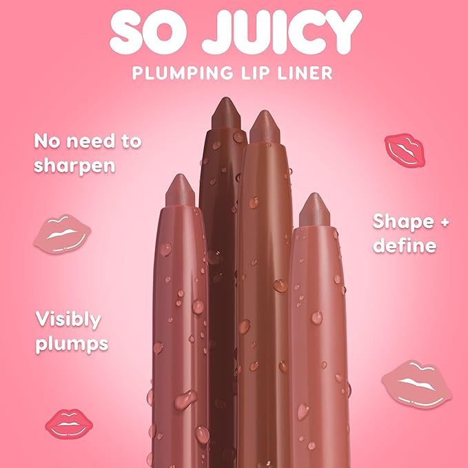 Colourpop So Juicy Plumping Lip Liner with Peptides - Long Lasting Lip Liner for Visibly Plumped & Shaped Lips - Enriched with Smoothing Ceramides & Peppermint - Westwood (0.01 oz)