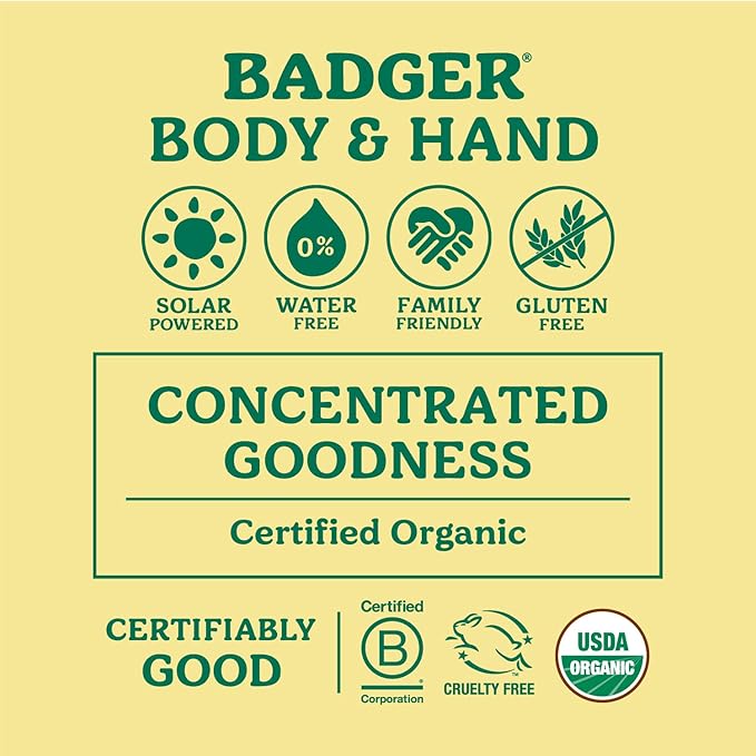Badger Foot Balm, 100% Organic Foot Cream for Dry Cracked Heels and Feet, Fast Acting Foot Care for Women & Men, All-Natural Cracked Heel Treatment, 2 oz Tin, 2-Pack