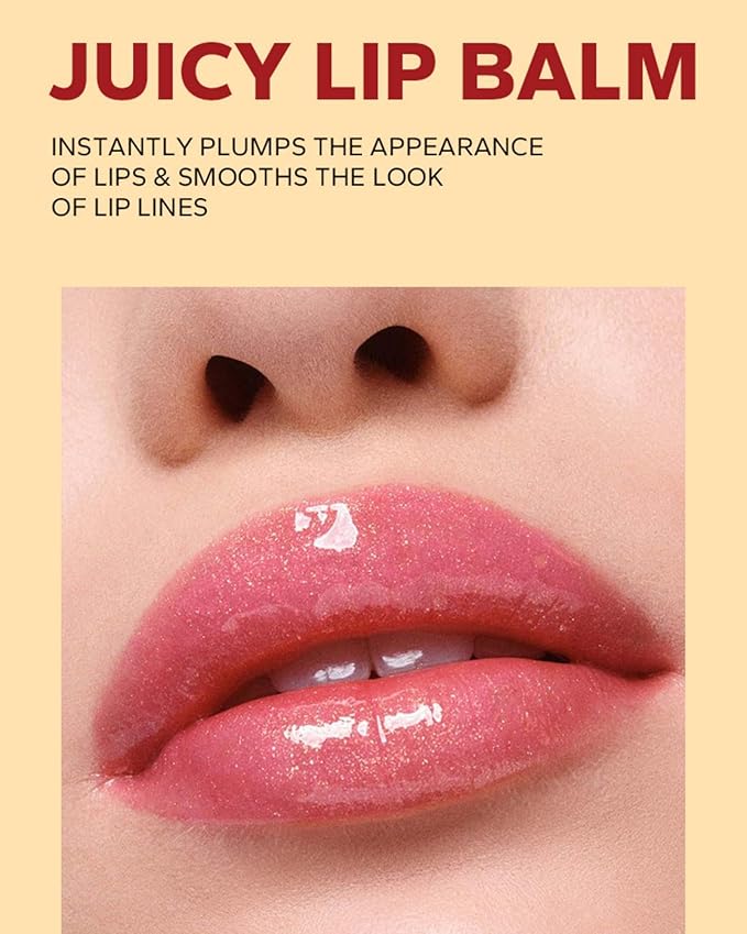 MAEPEOR Hydrating Lip Plumper 12 Colors Moisturizing Shiny Juicy Lip Balm Long Lasting Nourishing Lip Pluming Balm（Color 03)