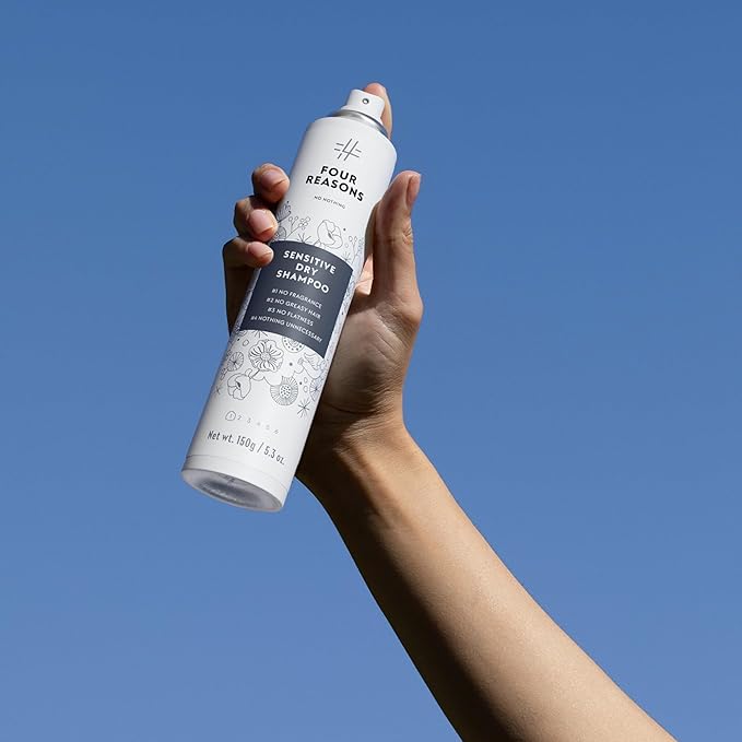 No nothing Very Sensitive Dry Shampoo - Fragrance Free Dry Shampoo, 100% Vegan, Hypoallergenic, Unscented, Gluten Free, Soy Free, 5.3 oz (Old Packaging)