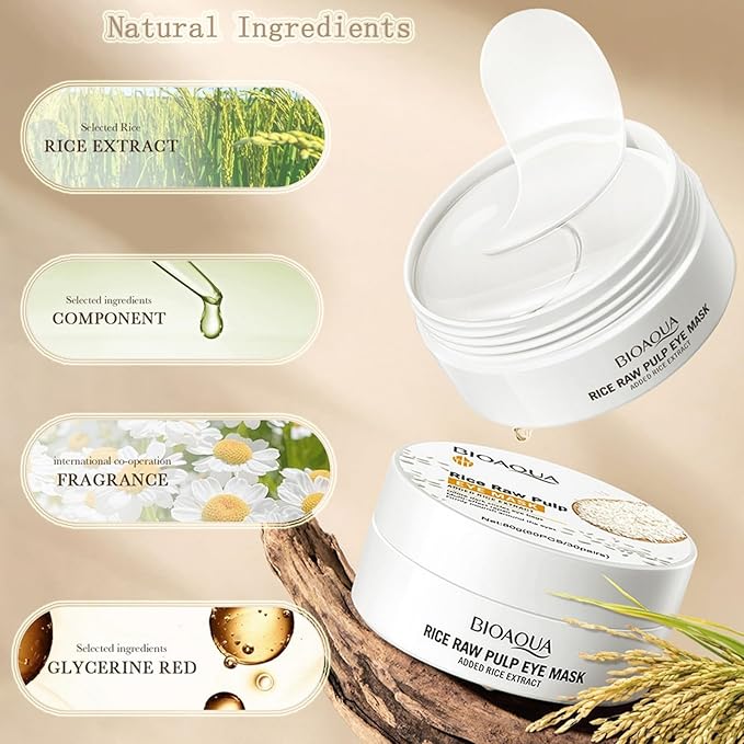 Under Eye Patches for Dark Circles, Puffiness and Eye Bags, Eye Mask,Wrinkle Treatment Anti-Aging Rejuvenating Moisturizing Skin Care 60PCS Collagen Eye Gel Pads Anti-Wrinkle Eye Patches