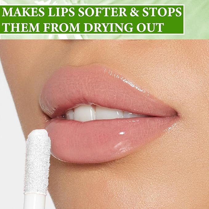 Lip Plumper Set,Lip Plumper Oil Gloss Moisturizing Lip Plumper Lip Care Serum,Hydrating Plump Gloss Reduce Fine Lines,Lip Plumper for Day & Night Use Set B（2Pcs）