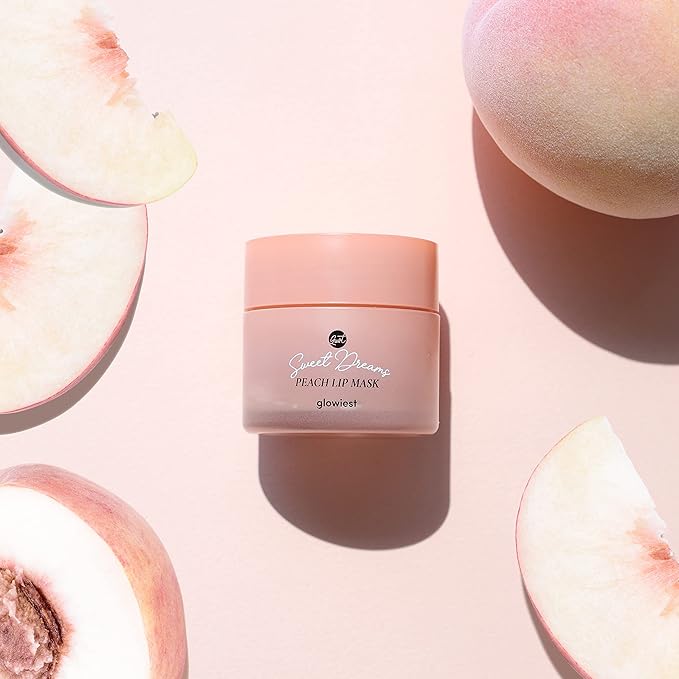 Sweet Dreams Lip Mask: Nourishing, Plumping and Hydrating Lip Sleeping Mask | Hyaluronic Acids+Vitamin C+Shea Butter+Antioxidants | Peach