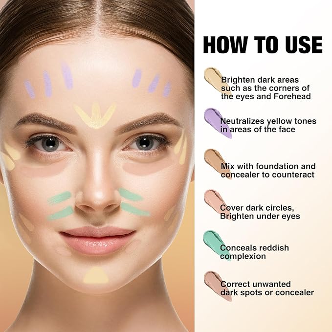 Jolilab 1 Color Contour Stick Concealer Stick Cream Palette Contour Multifunctional Contouring Makeup Kit for Face Highlighter Makeup Stick Set Long Lasting & Waterproof(04#natural, 1)