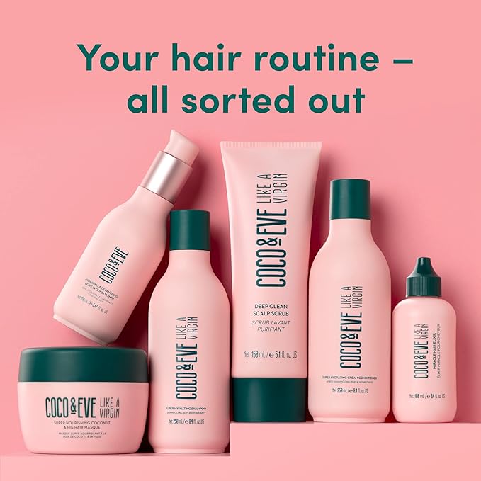 Coco & Eve Hydrating & Detangling Leave-In Conditioner. Coconut, Avocado Oil, Vitamin A & E to Nourish, De-frizz, Detangle, Minimise Breakage & Split Ends. (5.07 fl oz)