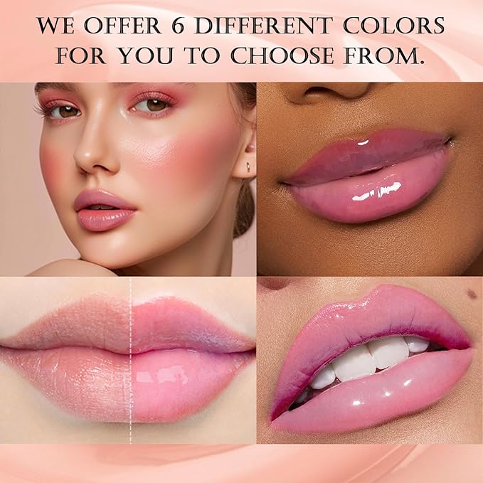 DAGEDA Tinted Lip Balm, Moisturizing Magic Color Changing Lipstick, Soothing Hydrating Lip Balm Tinted, Glossy Lip Plump Gloss Butter Balm, Lightweight, Non-Greasy, 05