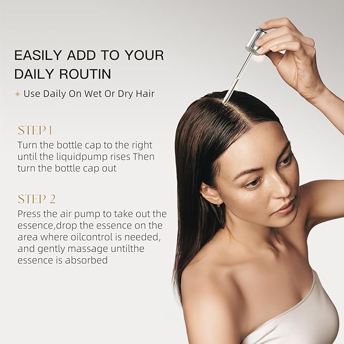 Hair Growth Serums 95 ml - Rosemary Hair Thickening Serum with Biotin, Caffeine for Hair Thinning & Shedding – Promotes Healthy Scalp, Fuller, Nourish, Strengthens Roots